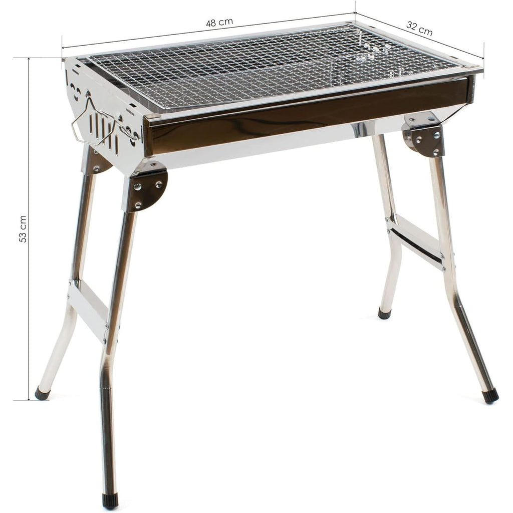 Średni grill węglowy ze składanymi nogami
