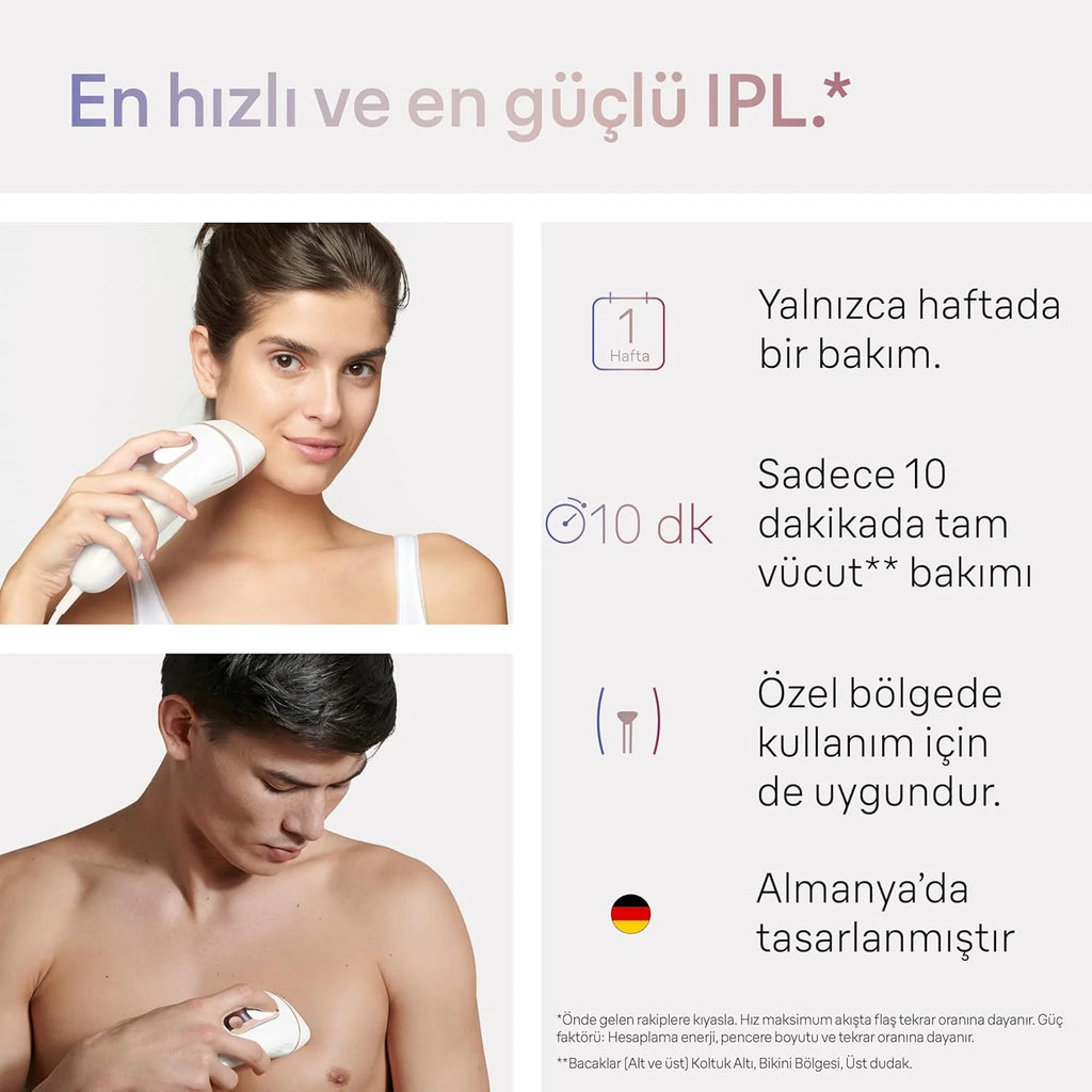 Braun Silk-Expert Pro IPL PL7253 Lichtimpulstechnologie (IPL) Ros?gold - Wei? (215213)