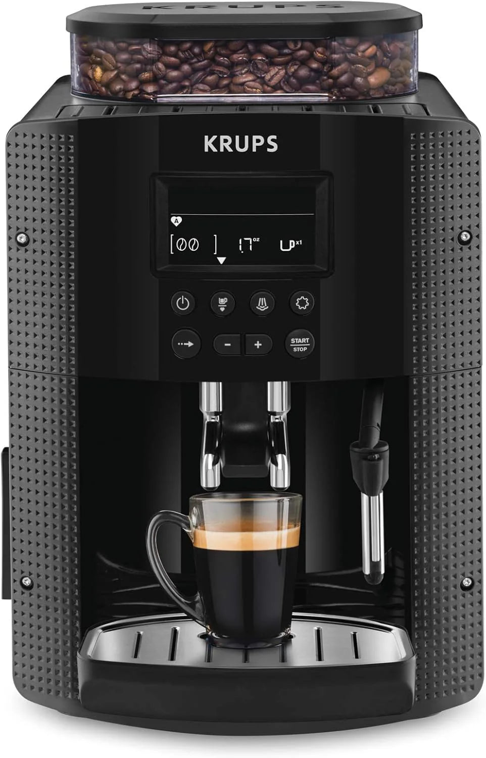 Krups Yy8135Fd Ekspres do Kawy, Czarny, 1450 WW 230 VV