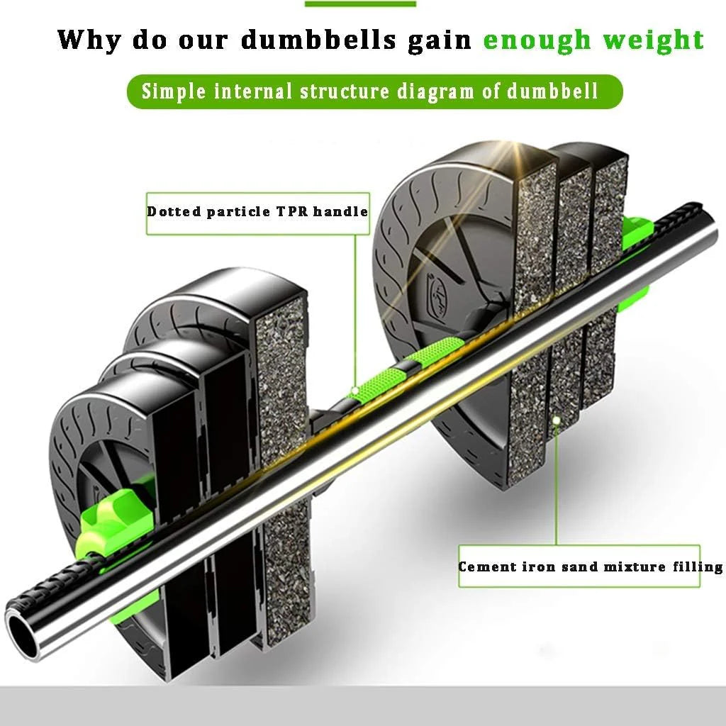 Zestaw hantli Regulowany zestaw hantli 10 15 20 30 40 kg Zestaw hantli Gospodarstwo domowe Automatyczna kombinacja Fitness Dial Zestaw hantli dla mężczyzn i kobiet Darmowa regulacja wagi