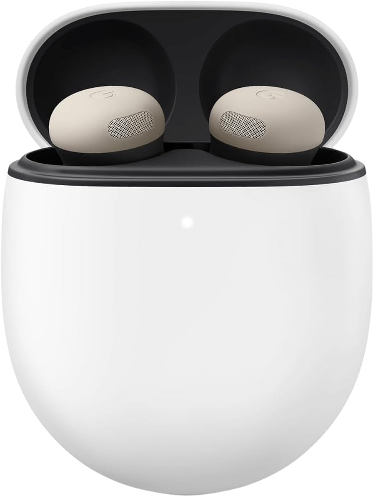 Google Pixel Buds Pro 2 bezprzewodowe słuchawki douszne z aktywną redukcją szumów, słuchawki Bluetooth, porcelana(Porcelana)