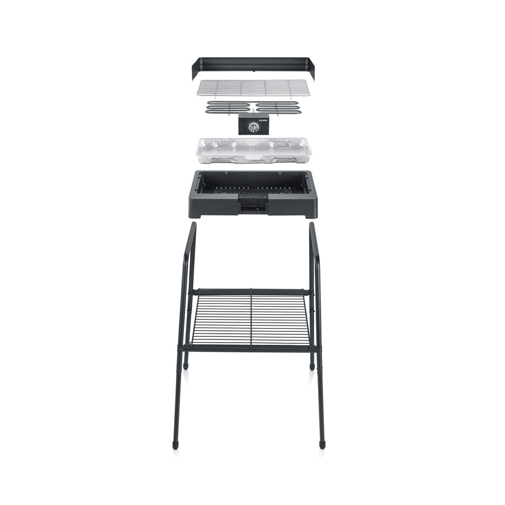 Grill z nogami czarny 2200 W Pg 8566 Severin