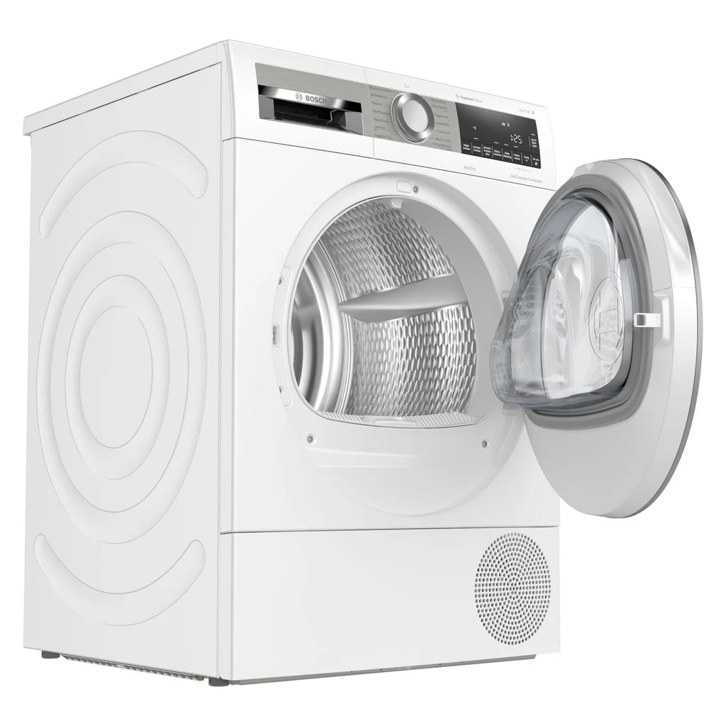 Suszarka z pompą ciepła Bosch serii 6 z 2026 r. WQG235DH0, 8 kg, biała, A+++