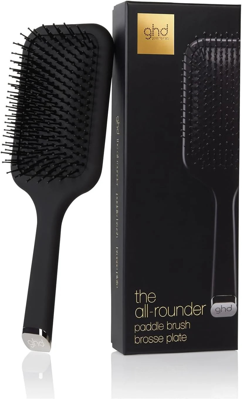 GHD Platinum+ Profesjonalna i Inteligentna Ceramiczna Prostownica do Włosów z Ochronnym Sprayem Termicznym Bodyguard i Wiosłownicą All Rounder, Biała – Tylko dla Amazon