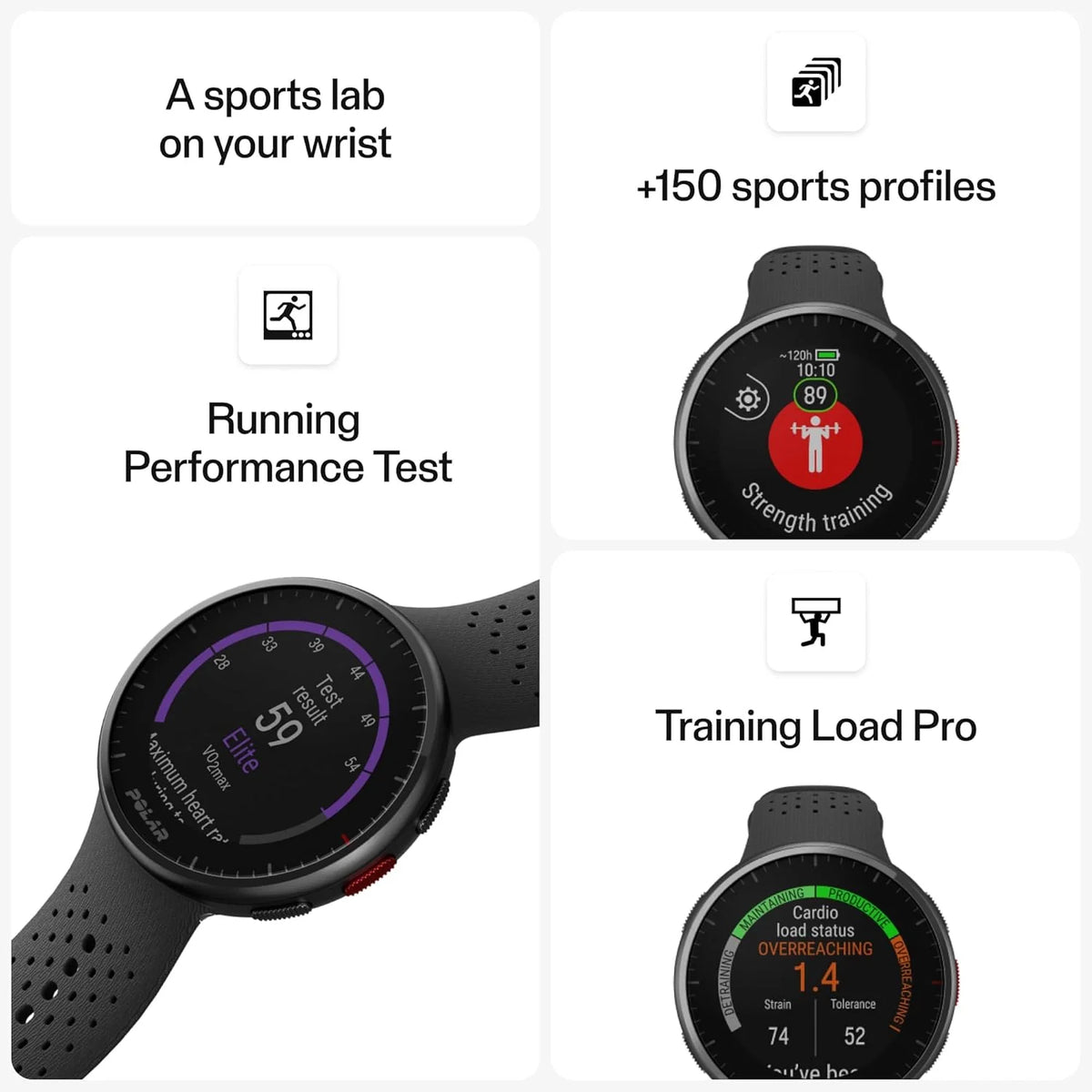 Polar Pacer Pro z Sensor tętna Polar H10 - Zaawansowany Zegarek Sportowy GPS - Pomiar Tętna Nadgarstka, dla kobiet i mężczyzn, Do biegania Treningów, Obserwacja snu Aktywności