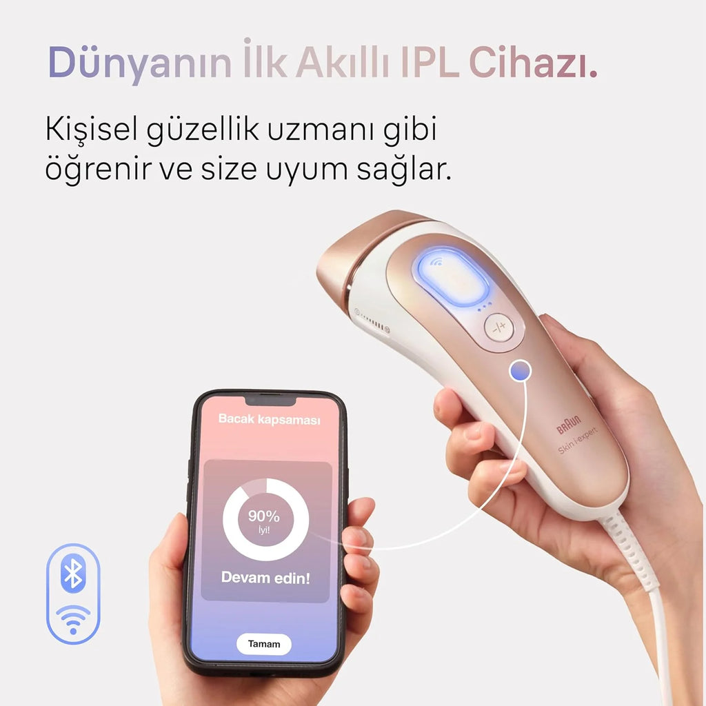 Braun Silk-Expert Pro IPL PL7253 Lichtimpulstechnologie (IPL) Ros?gold - Wei? (215213)