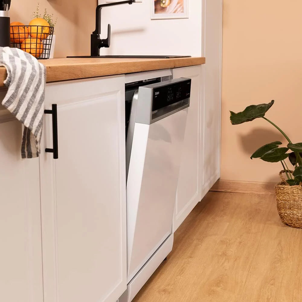 Cecotec Zmywarka Wolnostojący 60 cm Bolero Aguazero 6200 Inox D. Klasa D, 14 sztućców, 6 Programów z Dual Zone Wash, Dry+, Turbo Dry+, Pół obciążenia, Delay Start i Electronic AquaStop
