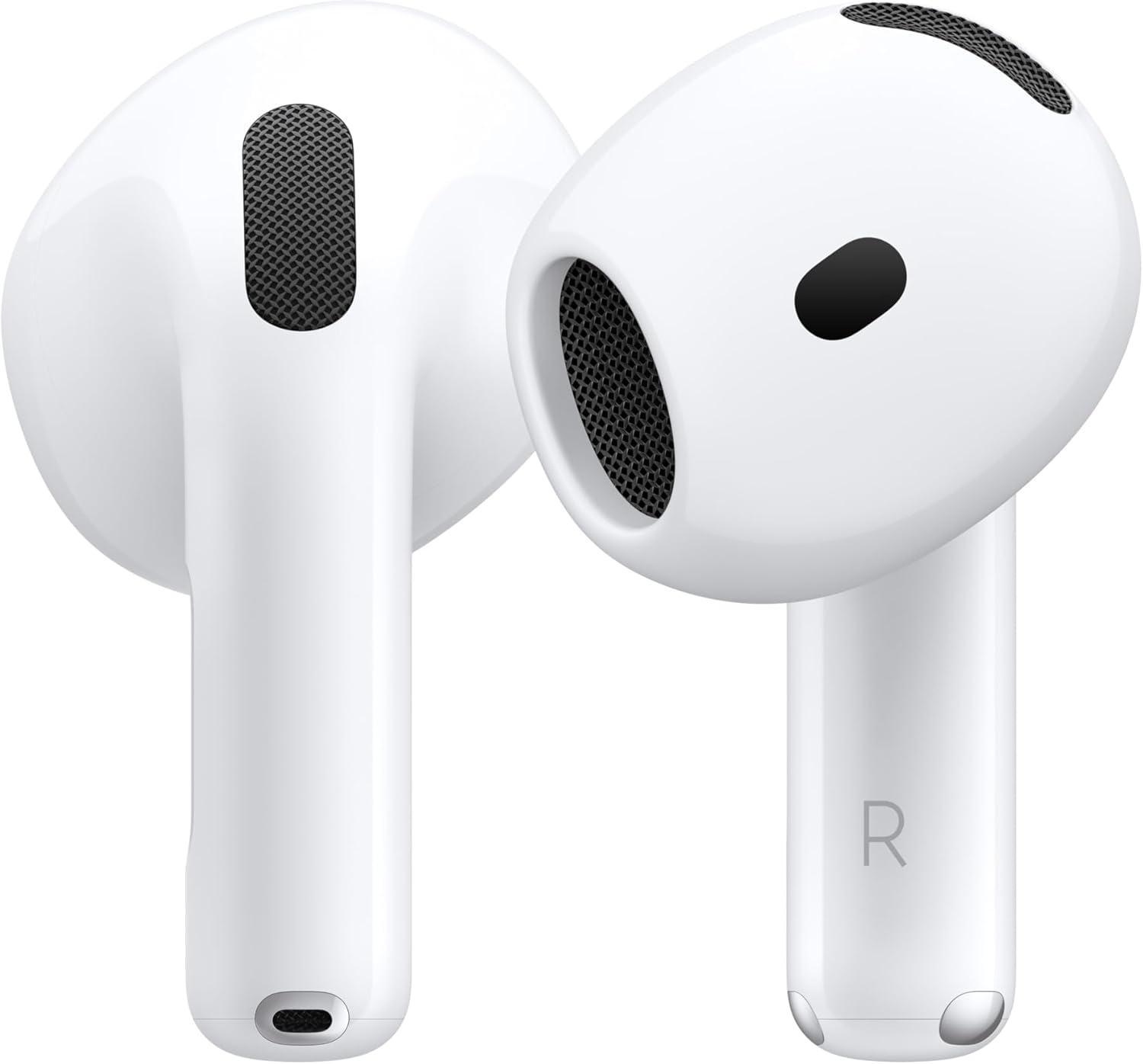 Apple AirPods 4 Bezprzewodowe słuchawki douszne, słuchawki Bluetooth, z aktywną redukcją hałasu, Dźwięk adaptacyjny, Tryb kontaktu, Spersonalizowany dźwięk przestrzenny(bez aktywnej redukcji hałasu)