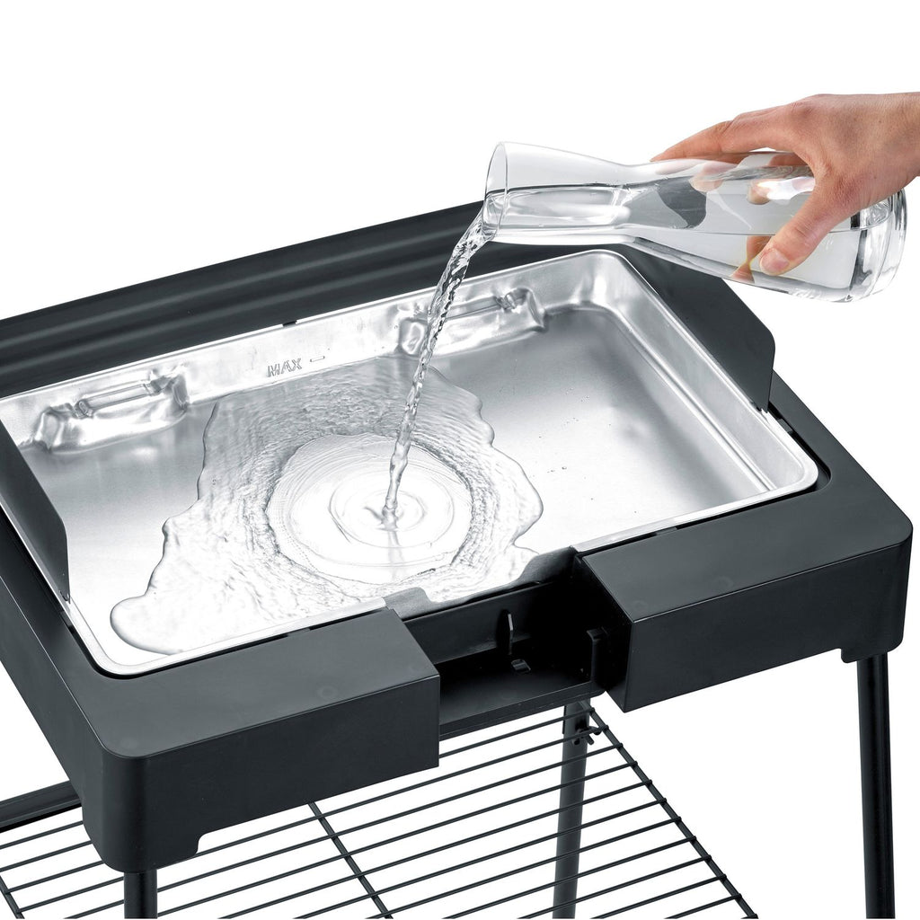 Grill z nogami czarny 2200 W Pg 8566 Severin