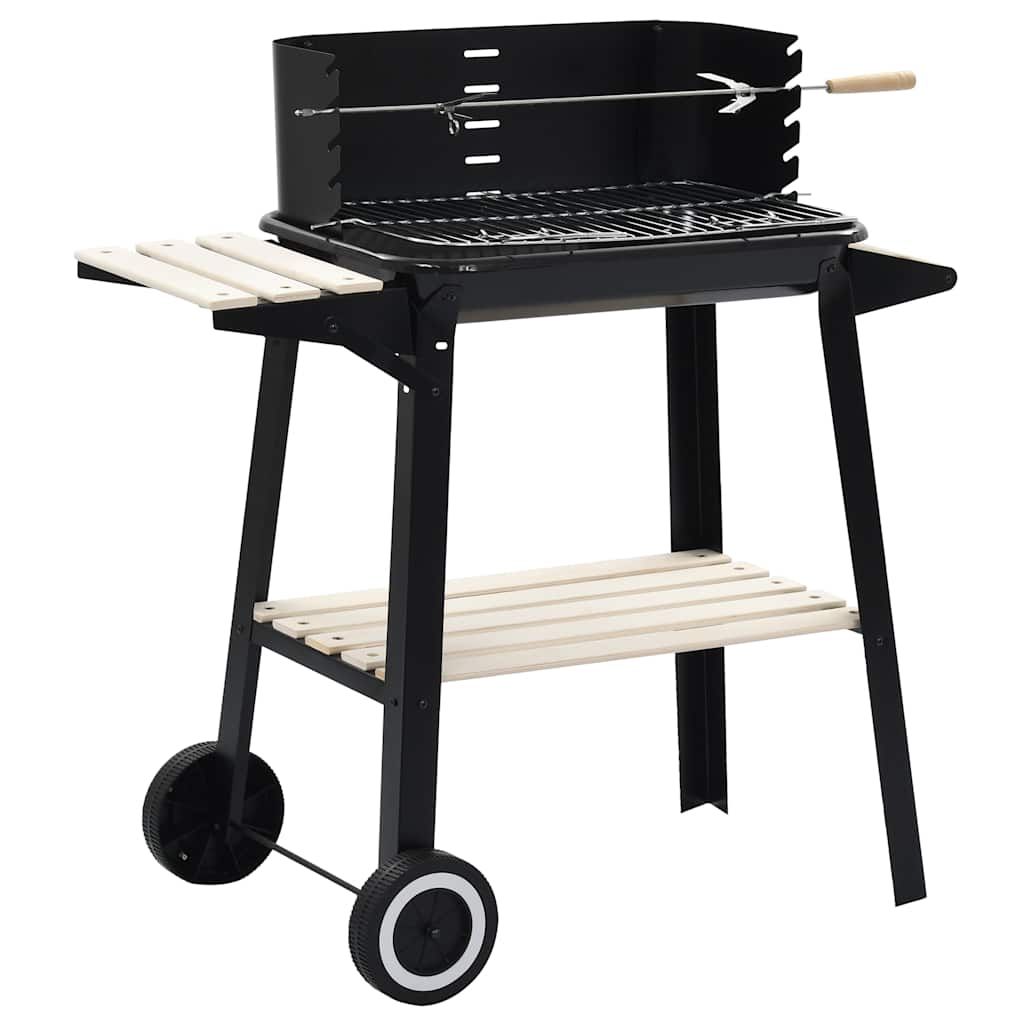 Grill węglowy VidaXL z kółkami(Por omisión)