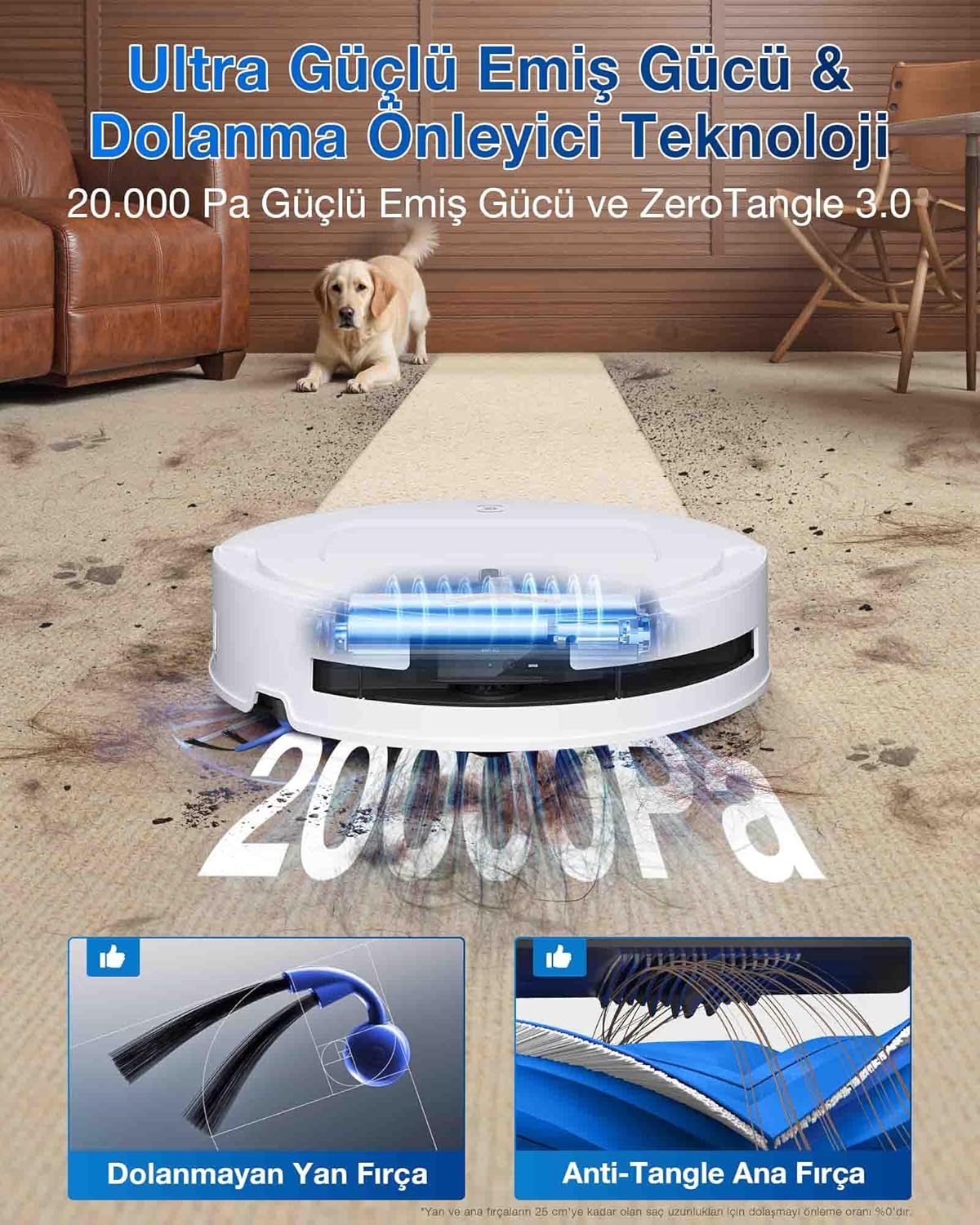 ECOVACS DEEBOT T80 Omni 18000Pa Robot Odkurzacz Biały