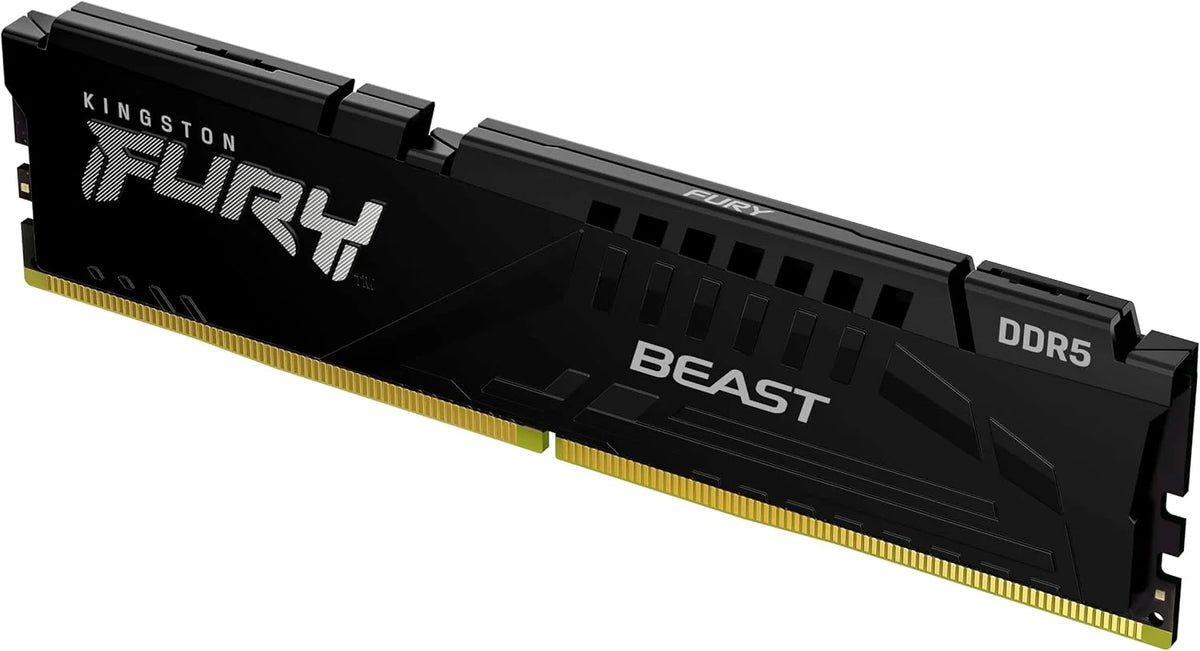 Kingston FURY Beast Czarny DDR5 32 GB 6000MT/s CL36 DIMM pamięć do gier na komputer stacjonarny pojedynczy moduł AMD EXPO i Intel XMP - KF560C36BBE-32