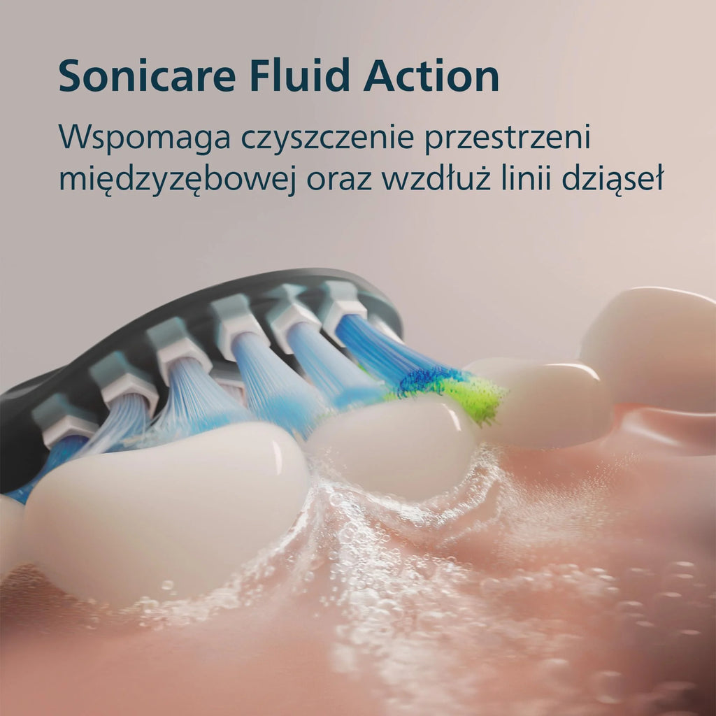 Szczoteczka elektryczna Philips Sonicare DiamondClean 9000, podwójne opakowanie, szczoteczka soniczna z aplikacją, czujnik nacisku, szklanka do ładowania, kolor biały, model HX9914/62