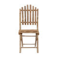 Krzesełko z bambusa - designerski mebel o minimalistycznym stylu