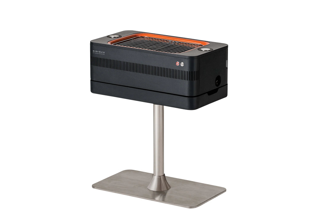 Grill węglowy 2026 z zapłonem elektrycznym – 1400 W Fast Flame Ignition™ – zawiera rożen (15 kg) i stojak