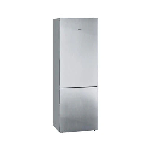 Siemens KG49EAICA iQ500 lodówko-zamrażarka, 201 x 70 cm, chłodzenie 302 l + 117 l zamrażania, funkcja LowFrost, szybsze chłodzenie, bardzo duża pojemność magazynowa, dużo miejsca(Inox/201(H) x 70(B)/LowFrost - klasa energetyczna "C")