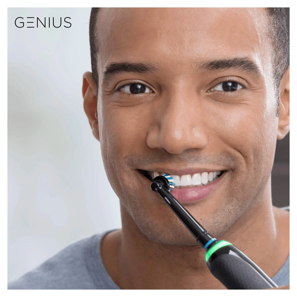 Oral-B 4210201182917 Genius 9900 elektryczna szczoteczka do zębów z 2 końcówkami, powered by braun