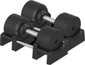 Zestaw hantli regulowanej wagi od 4 do 41,5 kg z 14 poziomami obciążenia, krótkie hantle z tarczami, do domu i siłowni