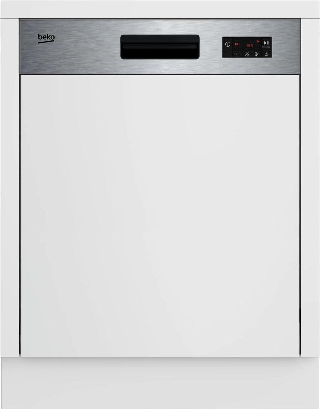 Beko BDIN16430 b300 zmywarka do zabudowy 60 cm w pełni zintegrowana, na 14 nakryć wymiarowych, 3 poziomy zmywania, 5 temperatur, 6 programów, połowa obciążenia, automatyczne otwieranie drzwi,