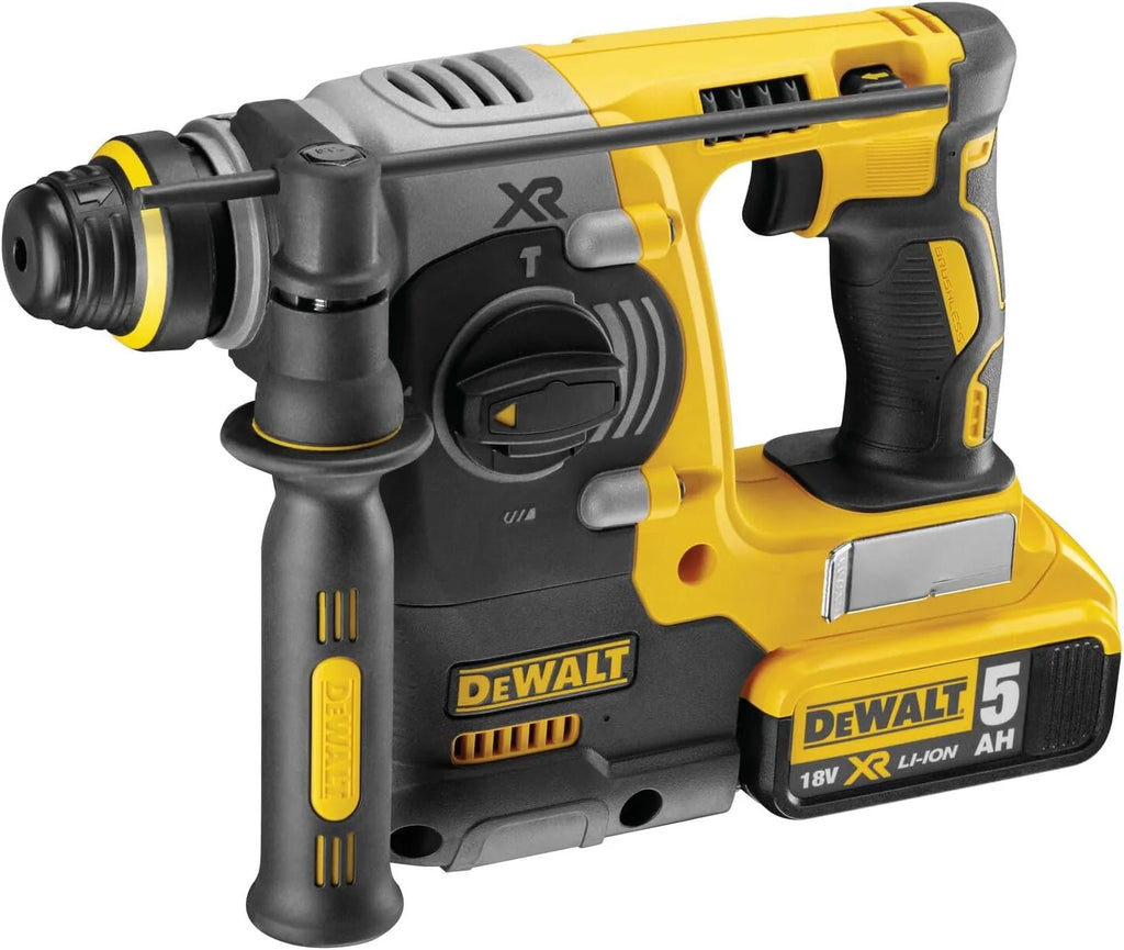 DeWalt DCH273P2T-QW 18 V - XR LI-ION Młot elektropneumatyczny bezszczotkowy XR 18 V SDS Plus 2,1J Li-Ion 5,0 Ah z walizką TSTAK II
