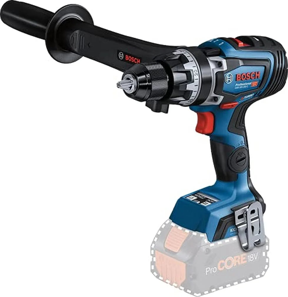 Bosch Professional system 18V: akumulatorowa wiertarko-wkrętarka udarowa BITURBO GSB 18V-150 C (maksymalny moment obrotowy 150 Nm)