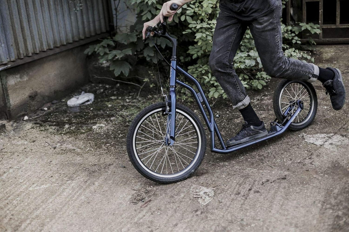 Yedoo S2016 hulajnoga – do 150 kg, z oponami pneumatycznymi 20/16, dla dorosłych, z regulowaną kierownicą, hulajnoga dla psów