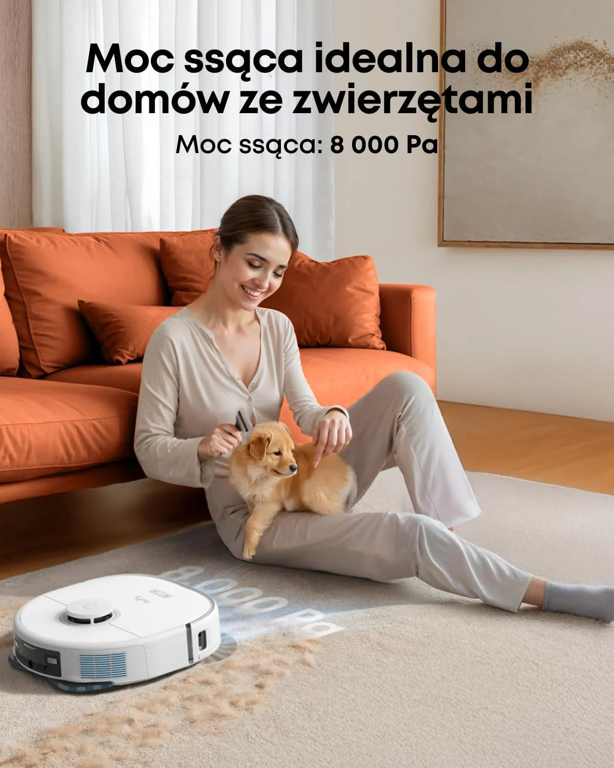 Robot odkurzający eufy X10 Pro Omni z systemem MopMaster 2.0 (8000 Pa), technologią inteligentnej nawigacji iPath, automatycznie opróżniającym się zbiornikiem na kurz o pojemności 2,5 l (Czarny)