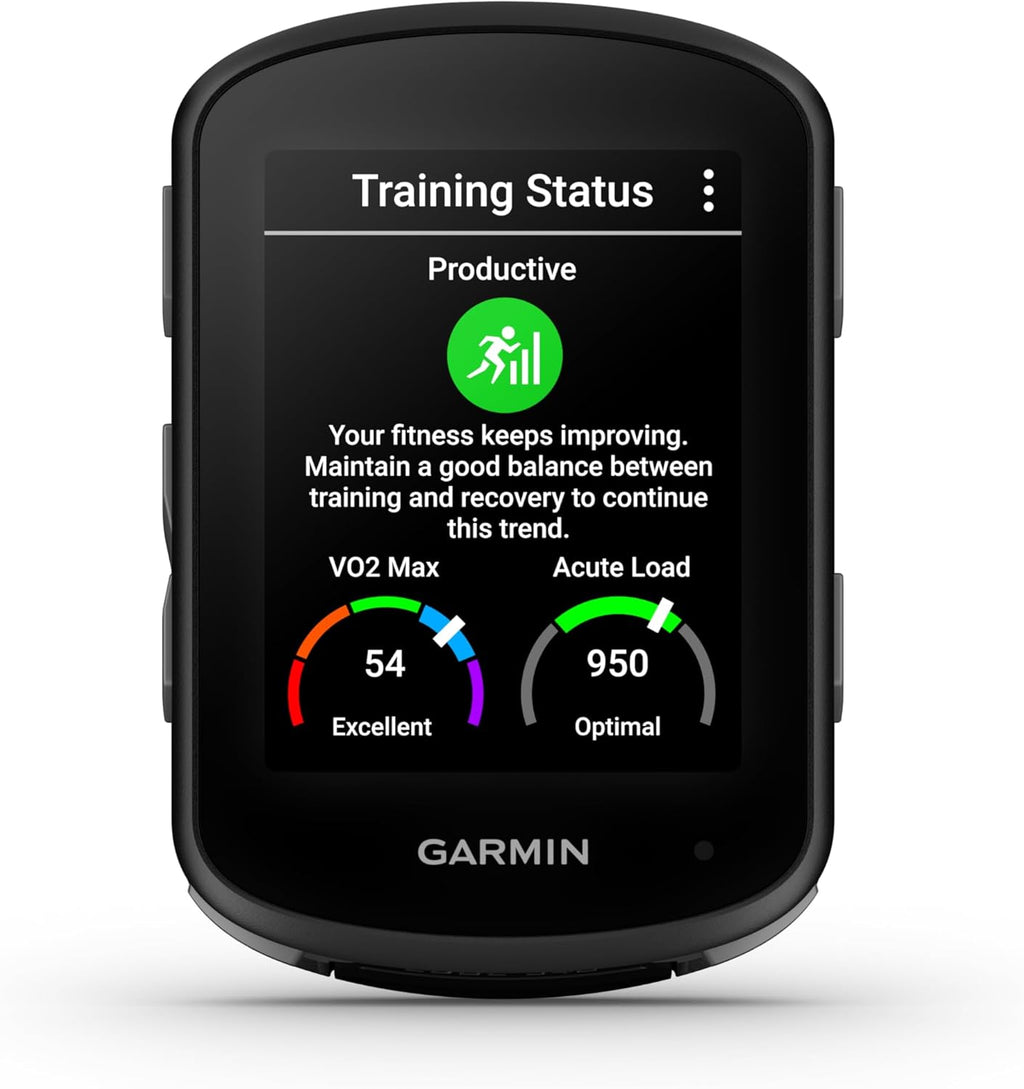 Garmin Edge 540, kompaktowy komputer rowerowy GPS ze sterowaniem przyciskami, ukierunkowanym, adaptacyjnym coachingiem, zaawansowaną nawigacją i wieloma innymi funkcjami