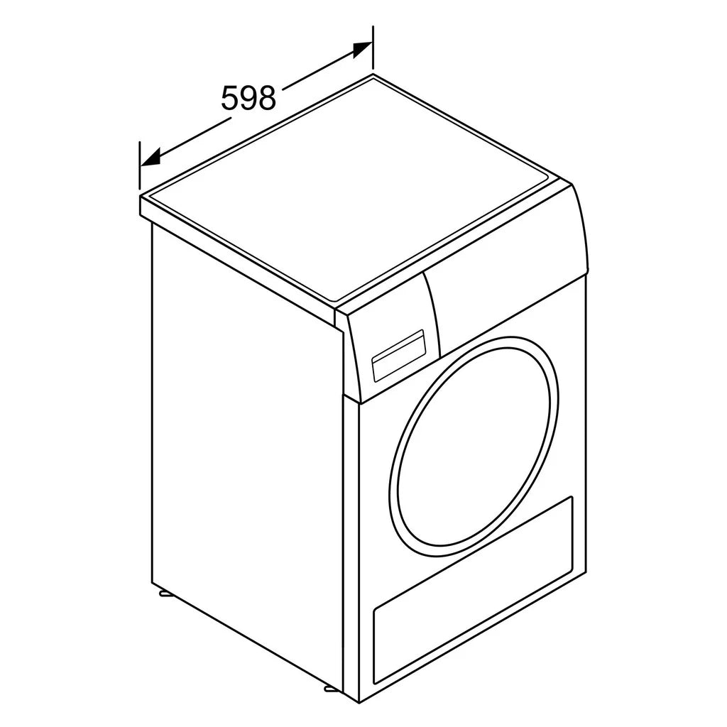 Suszarka z pompą ciepła Bosch serii 6 z 2026 r. WQG235DH0, 8 kg, biała, A+++