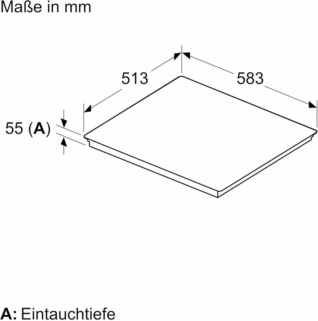 NEFF T56SHF1L0 płyta indukcyjna N70, samowystarczalna płyta grzewcza z ceramiki szklano-ceramicznej, szerokość 60 cm, Twist Touch, Home Connect, Smart Hood Automatic, poziom mocy, przylegająca, czarna