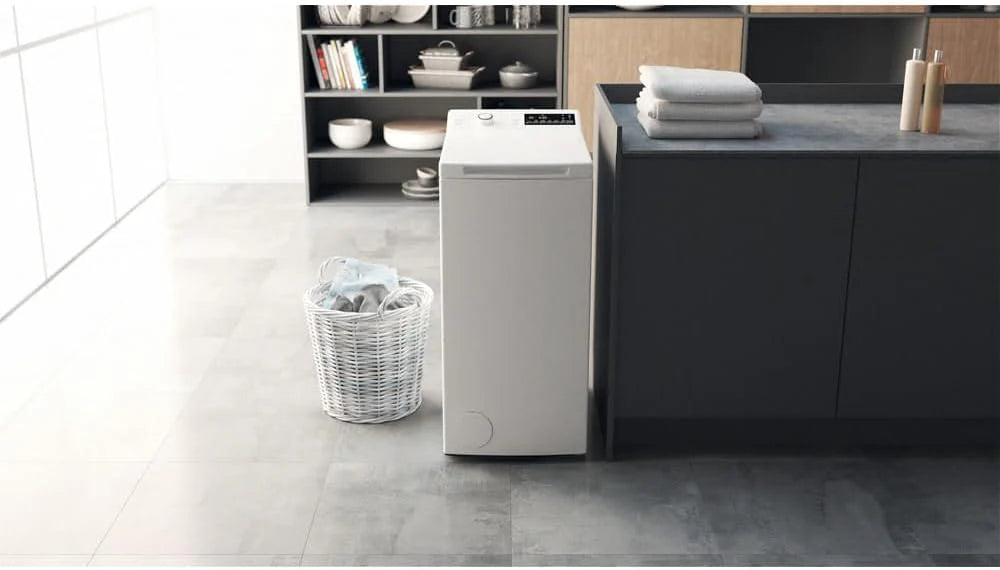 Hotpoint Ariston WMTG725BIT pralka ładowana od góry, wolnostojąca, 7 kg, 1200 obr./min, klasa B, biała