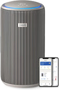 Philips Oczyszczacz powietrza z serii 4200, HEPA NanoProtect + podwójny filtr z aktywnym węglem, CADR 600 m³/h dla 156 m², bardzo cichy, inteligentny i energooszczędny (AC4221/11)