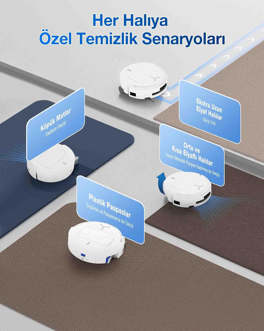 ECOVACS DEEBOT T80 Omni 18000Pa Robot Odkurzacz Biały