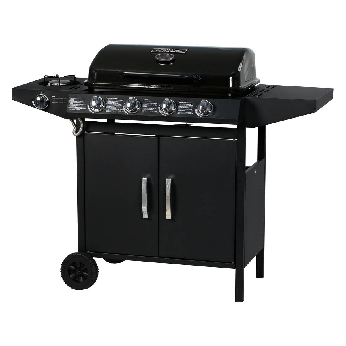 Grill gazowy „Festa 5” – 5 palników (1 strona) – 12,9 kW – czarny(Por omisión)