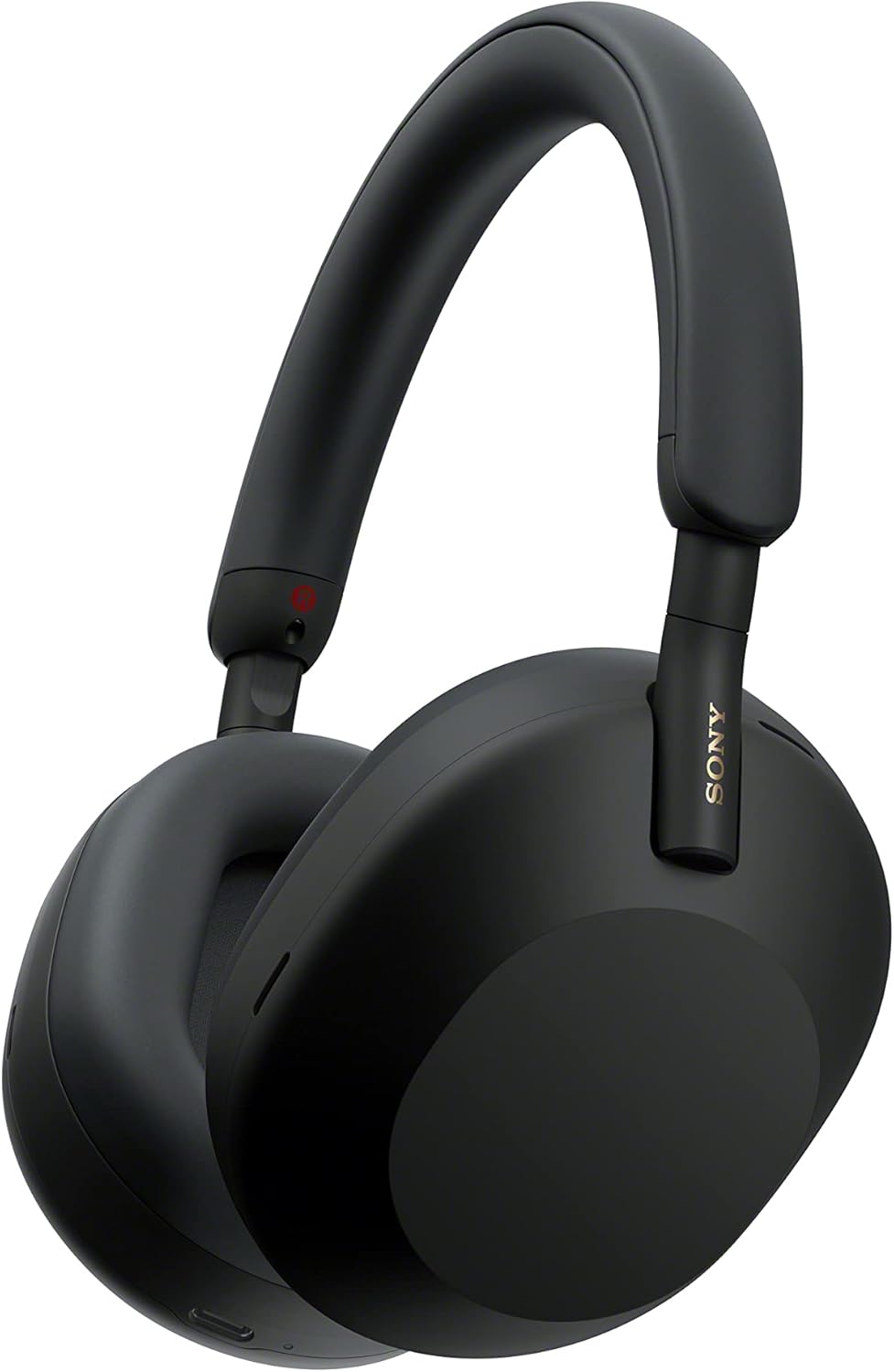Sony WH-1000XM5 ANC Bezprzewodowe Słuchawki Nauszne z Redukcją Hałasu, Bluetooth, Clear Call Quality, Hi-Res, Do 30H Baterii, Szybkie Ładowanie, Alexa i Google Assistant, IOS i Android - Czarne(Z twardym etui/Czarny)