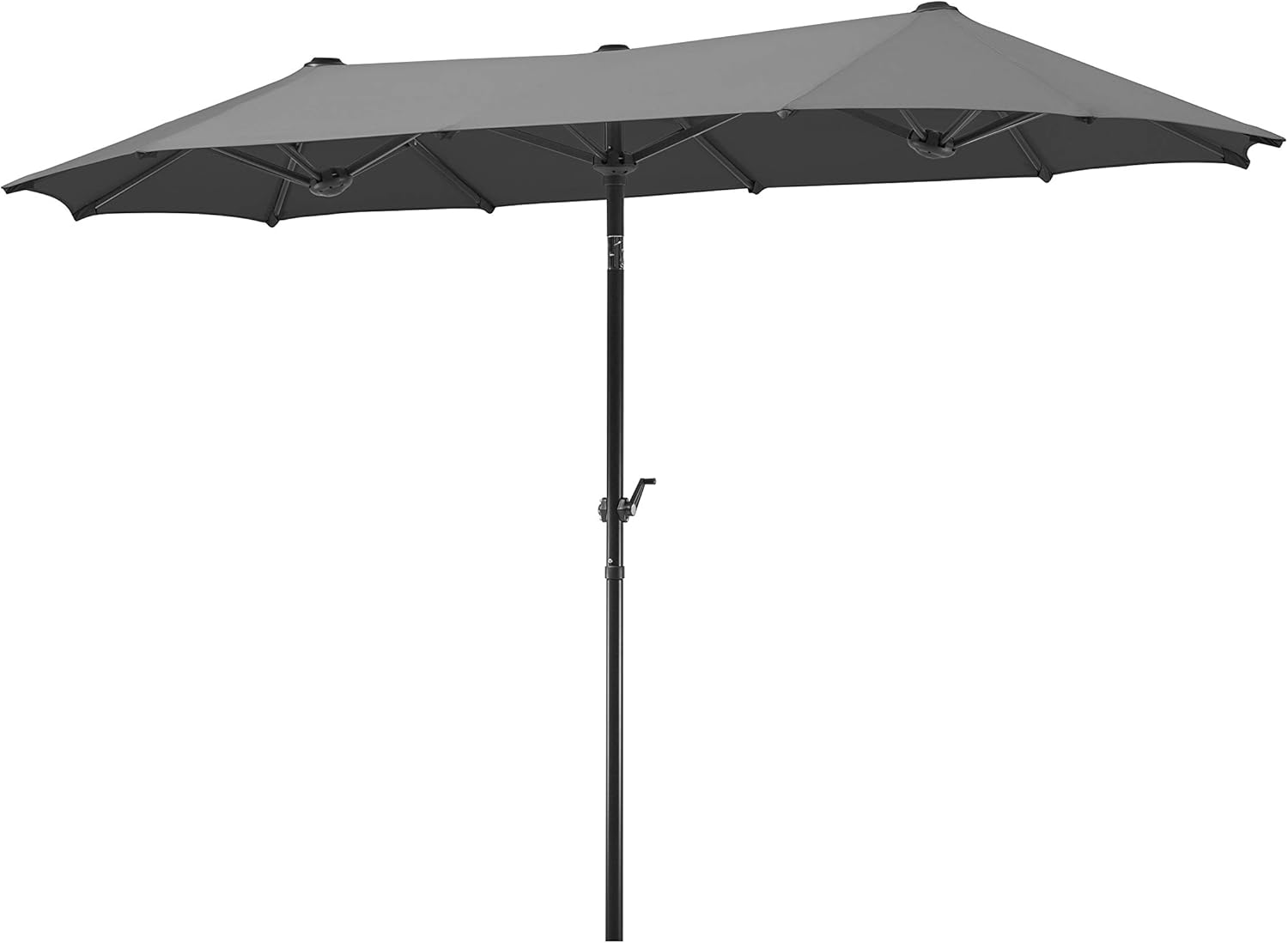 Schneider 746-02 parasol Salerno prostokątny, naturalny, 300 x 150 cm(Antracyt)