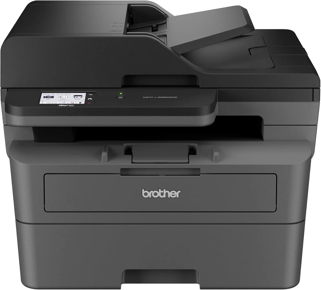 Brother MFC-L2800DW Drukarka wielofunkcyjna monochromatyczna z laserem | Druk, kopiowanie, skanowanie i faks | Automatyczne dwustronne drukowanie | A4 | Wtyczka UK